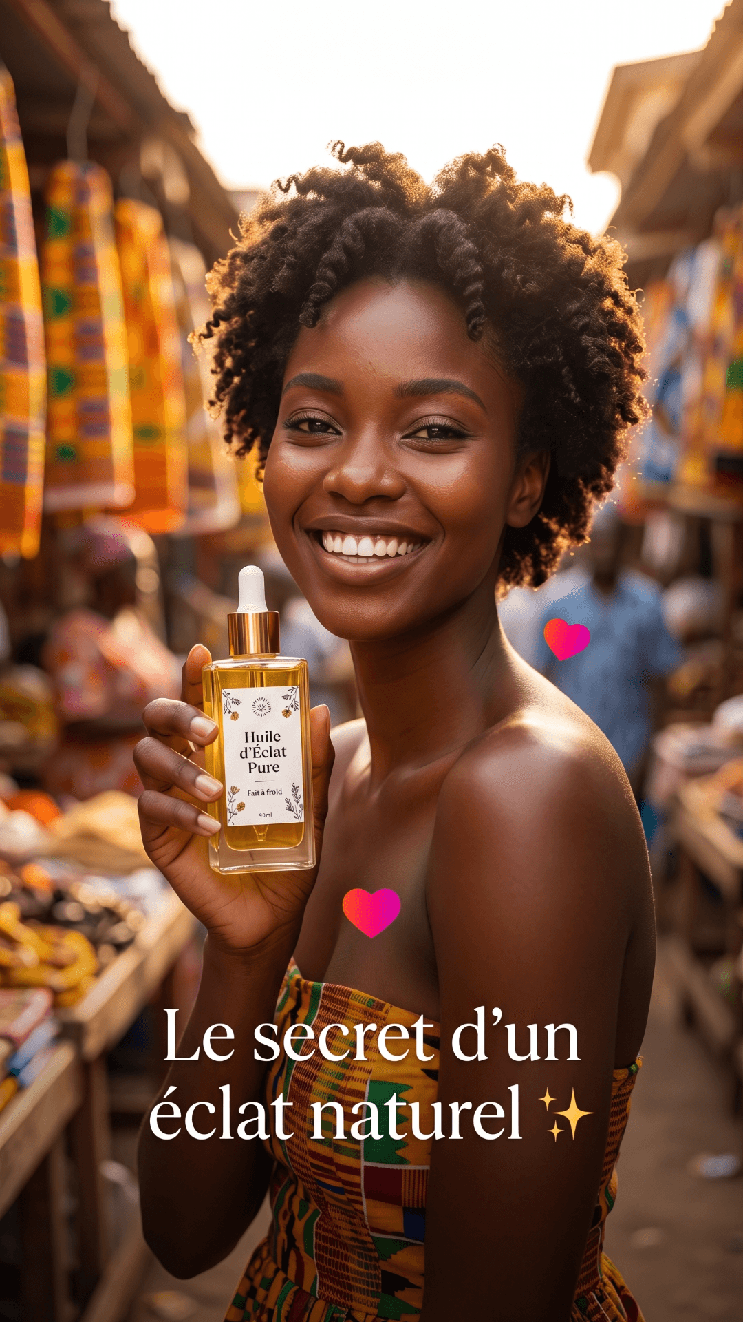 Huile d'éclat pure