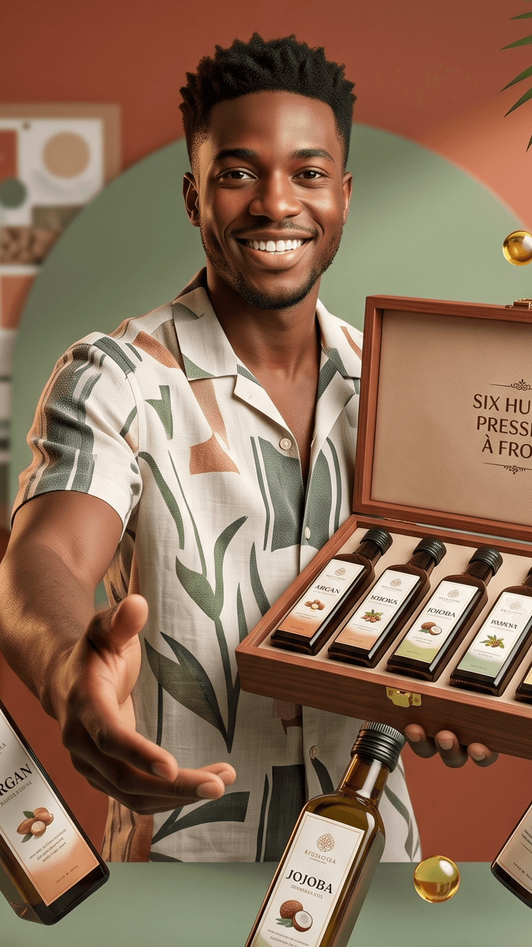 Coffret six huiles pressées à froid